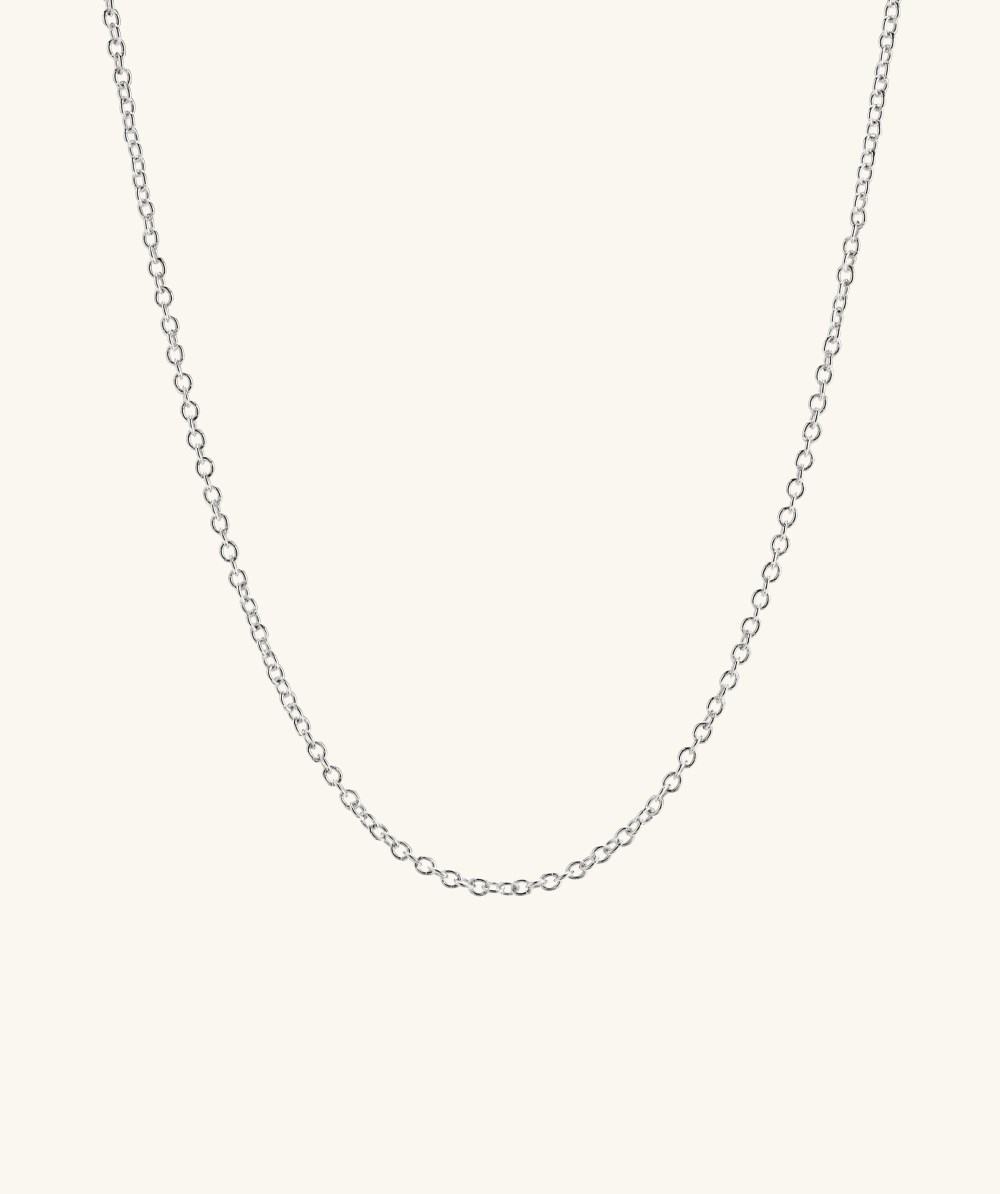 Mejuri Cable Chain Necklace - Sterling Silver