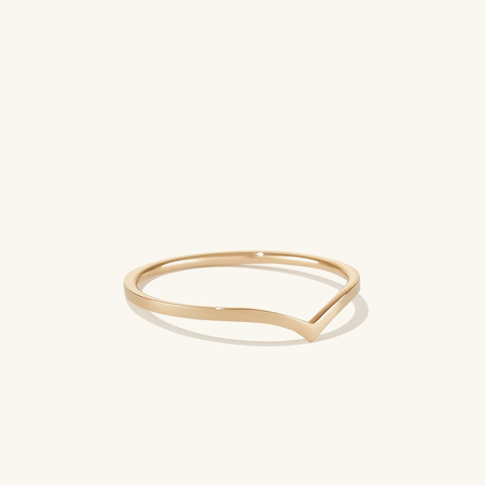 Mejuri Wishbone Ring - 14k Yellow Gold