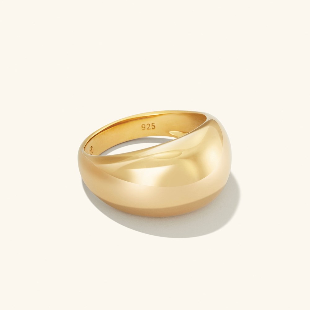 Mejuri Dôme Ring - Gold Vermeil