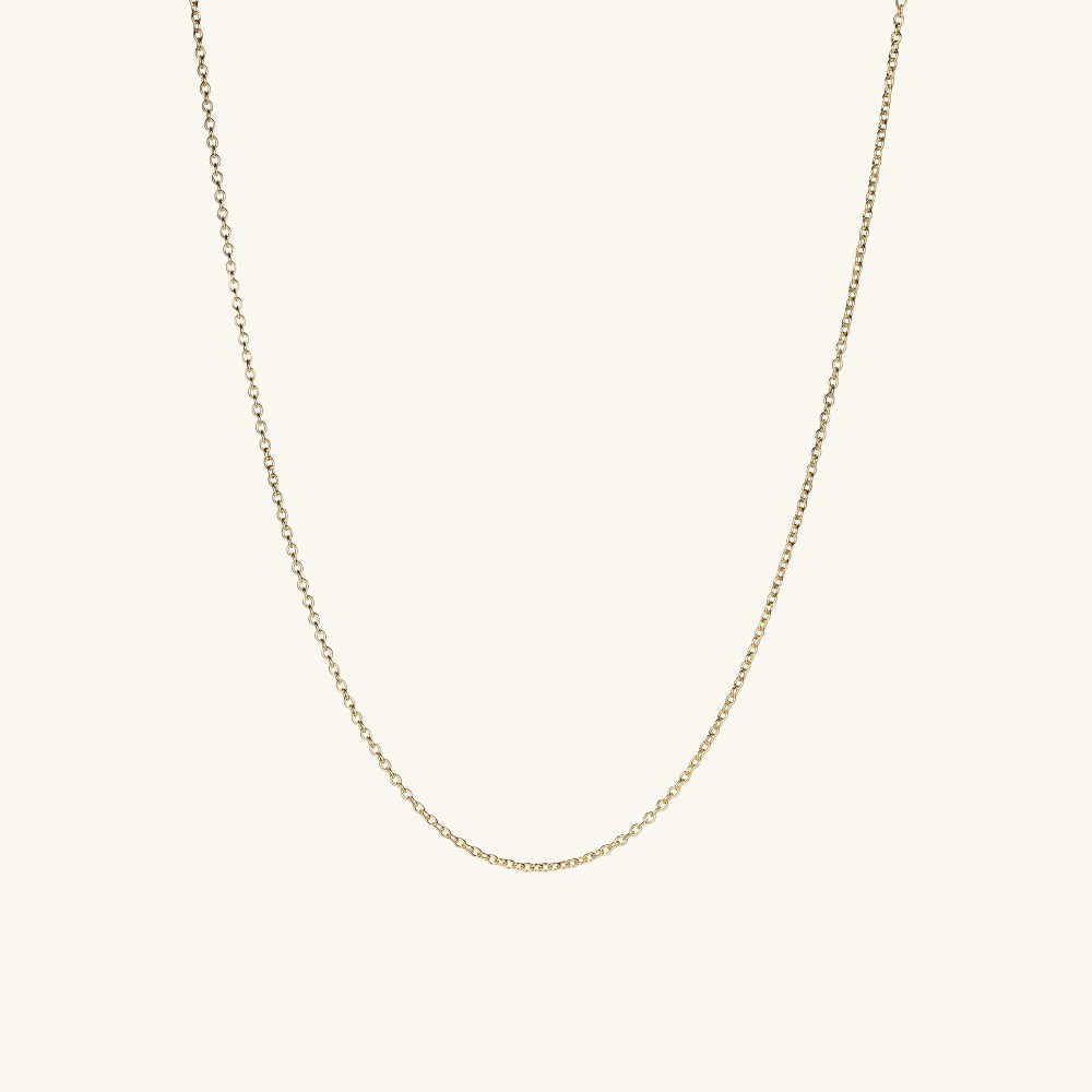 Mejuri Cable Chain Necklace - 14k Yellow Gold