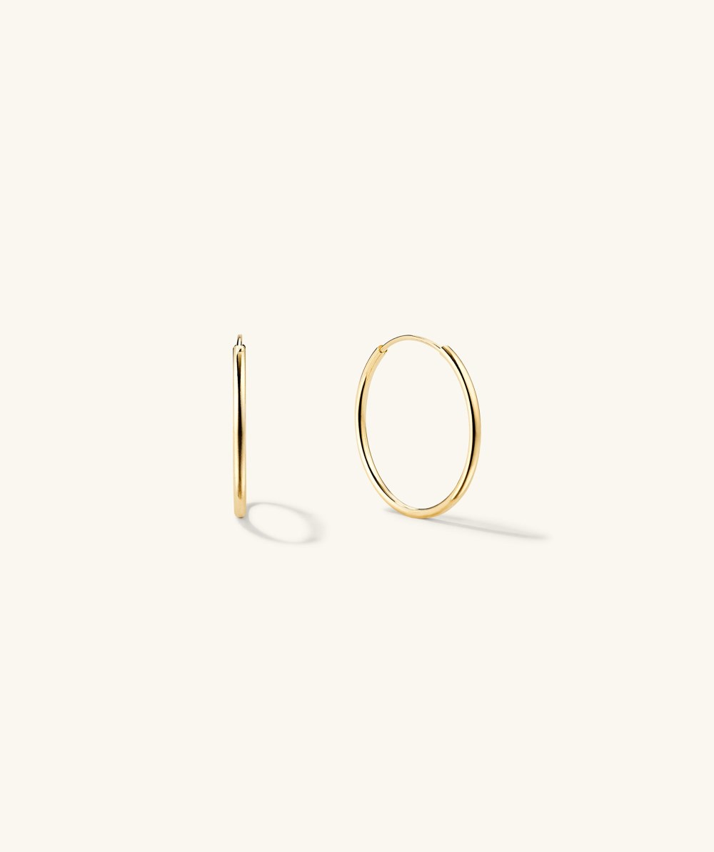 Mejuri Between Hoops - 14k Yellow Gold