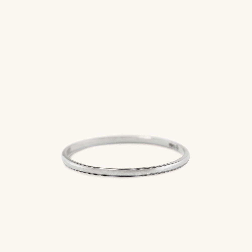 Mejuri Stacker Ring - 14k White Gold