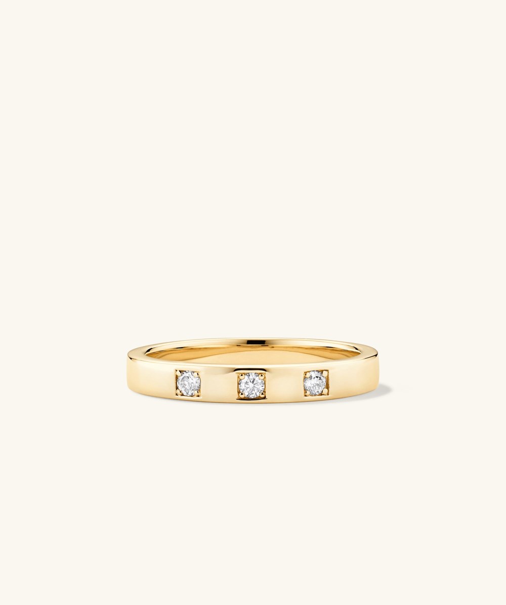 Mejuri Diamonds Band - 14k Yellow Gold