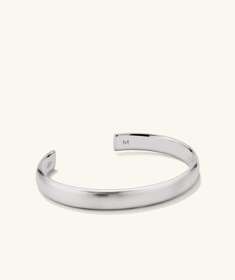 Mejuri Bold Cuff - Brushed Sterling Silver